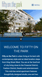 Mobile Screenshot of fiftyonthepark.com